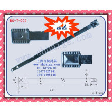 Container metal flat seal BG-T-002 for security use, sealing,metal sealing,metal stamp seal